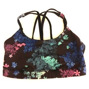 LULULEMON floral energy sports bra